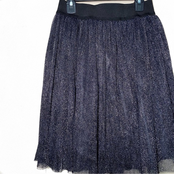 Black Tutu Skirt with Silver Shimmer - Picture 2 of 4